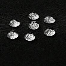 1 buah Tirai Mandi Tebal, Tirai Mandi Linen Imitasi Hitam dengan Pengait - Kain Tebal dan Cepat Kering untuk Privasi dan Dekorasi Kamar Mandi - Hitam - View 4