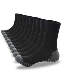 10 pares de calcetines deportivos para hombre, malla transpirable, absorción de humedad y resistencia al olor, adecuados para fitness, correr, senderismo al aire libre, fútbol y otros deportes - Multicolor - Ver 12
