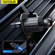 TAFDIUR Dudukan Ponsel Mobil, Dudukan Ponsel Tipe Tekan Ventilasi Udara, Buka/Tutup Sekali Klik, Pengoperasian Satu Tangan, Braket Navigasi, Kait Silikon Lebar, Dudukan Ponsel Mobil Universal - Beraneka warna - View 4