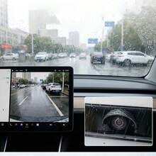 Car Rear View Camera Rain Visor Hood Waterproof Protective Cover Backup Camera Sun Shade Rain Shield Universal PVC Accessories - A - View 6