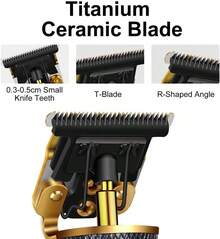 Beard & Mustache Styling Tools - Faucet Lcd Gold - View 3