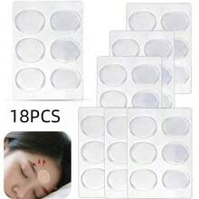 36 Peças Adesivos de Silicone para Sobrancelhas, Aparência/Alívio da Aparência da Pele, Transparente, Para Rugas nas Sobrancelhas e Pés de Galinha - Multicolorido - Visão 11