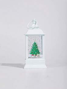 2pcs Best-Selling Christmas Square Lantern LED Flameless Home Decor Christmas Tree Santa Claus Holiday Lantern Decoration Lights Flameless Warm Light Desktop Christmas Print Pattern Ornament Small Light Suitable For Holiday Atmosphere - Christmas Lanterns - View 11