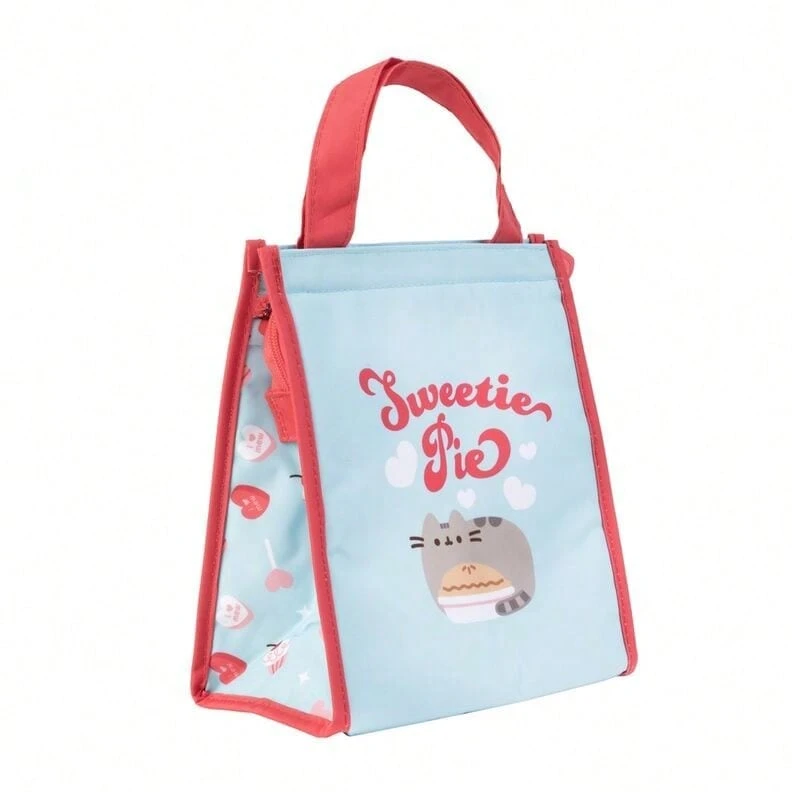 حقيبة غداء Purrfect Love Pusheen، 20x13x23 سم، بوليستر مع بطانة ألومنيوم، إغلاق بسحاب، مقابض وجيب جانبي - A - مشاهدة 1