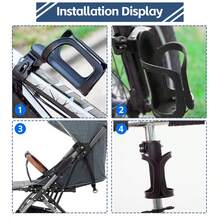 PAKRYS Motorcycle/Bicycle Water Bottle Holder - 1.2oz Ultra-Lightweight And Durable Bicycle Cup Holder, Bicycle Drink Holder, Cycling Water Bottle Holder With Screw Tools, Suitable For Water Bottles With Diameter 2.75-3.94 Inches - Quick-release Water Bottle Holder, Model a - View 5