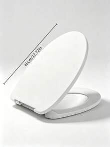 Marble Pattern Soft Close Toilet Seat, Stainproof Easy-Clean MDF Lid Adjustable Hinges, Universal Oval Replacement Cover, Modern Bathroom Decor For Hotel Villa Apartment, Perfect For Homeowners & Interior Renovators - A - View 9