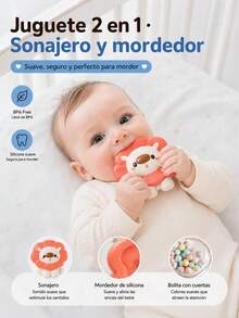 Móvil musical para bebé, juguete colgante tranquilizador para cuna, rotación de 360°, con mordedor desmontable para bebé, sonajeros y luz nocturna musical para dormir, regalo de cumpleaños para bebés recién nacidos niños y niñas. - Azul - Ver 4