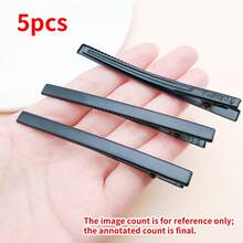 5 Stücke 8x60mm 8x80mm flache Metall-Haarspangen-Clips mit einzelner Zange, Schmuckbasis für DIY-Haarspangen, Schmuckherstellungszubehör - Verschiedenfarbig - Übersicht 17