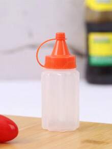 2pcs Mini Portable Squeeze Bottles With Lids, Leak-Proof Spice Containers, Kitchen Seasoning Dispenser Bottles, Suitable For Camping, Picnic, Outdoor, Travel, School, Office, Multi-Scenario Kitchen Storage, Condiment Storage Bottles - A - View 15