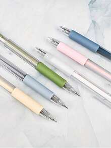 Retractable Utility Knife Pen - Heavy Duty Metal Head Craft Cutting Tool With Non-Slip Silicone Grip, Morandi Color Series - Button Blade, Morandi Color Push Pen Knife Precision M - Multicolor - View 6