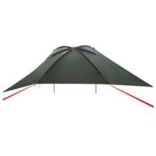 Green Polyester Tent 308x215x220cm Camping Tent Sleeping Cabin Water Resistant Fabric Ventilation Window Nature Backpacking Picnic Adventure Night Hiking Outdoor Travel Festival Beach Holiday Forest Weekend Trip - A - View 4
