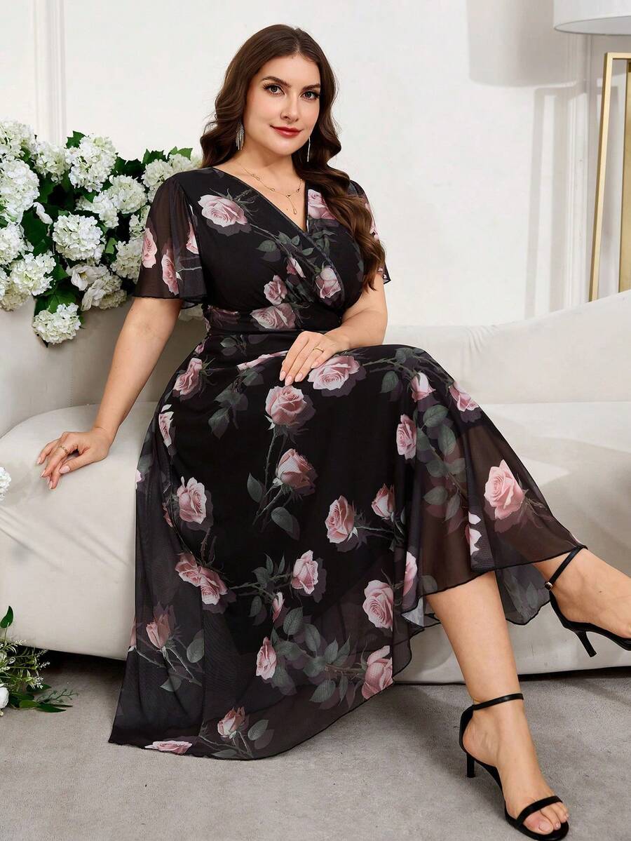 Plus Size Dresses - Multicolor 2 - View 1