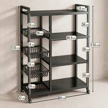 Utility Shelves - Black - View 4