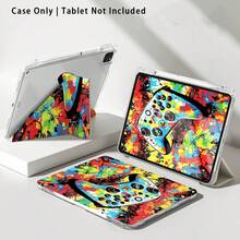 Game Controller Pattern Painted Effect Tablet Protective Case With Stand, Compatible With Honor 8/9/10/X8/X8A/X9/X8Pro/X9Pro, MatePad SE 11"/MatePad 11"/11.5"/MatePad Pro, Apple 10th/11th Gen 2025 (A16), Galaxy Tab A7/A9 And Other Popular Models - Style 10 - View 8