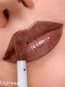 Lip Gloss Coffee Miss Lary -  Vitamina E, Óleo de Semente de Algodão, Glow, dia  a dia, festa, presente, gloss com chaveiro - Expresso - Visão 4