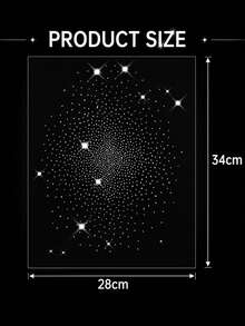 12pcs Hot-Stamping Rhinestone Patches, Crystal Heat Transfer Sequins Applique, Suitable For Clothing Handmade DIY Decoration - SG-128 - View 4