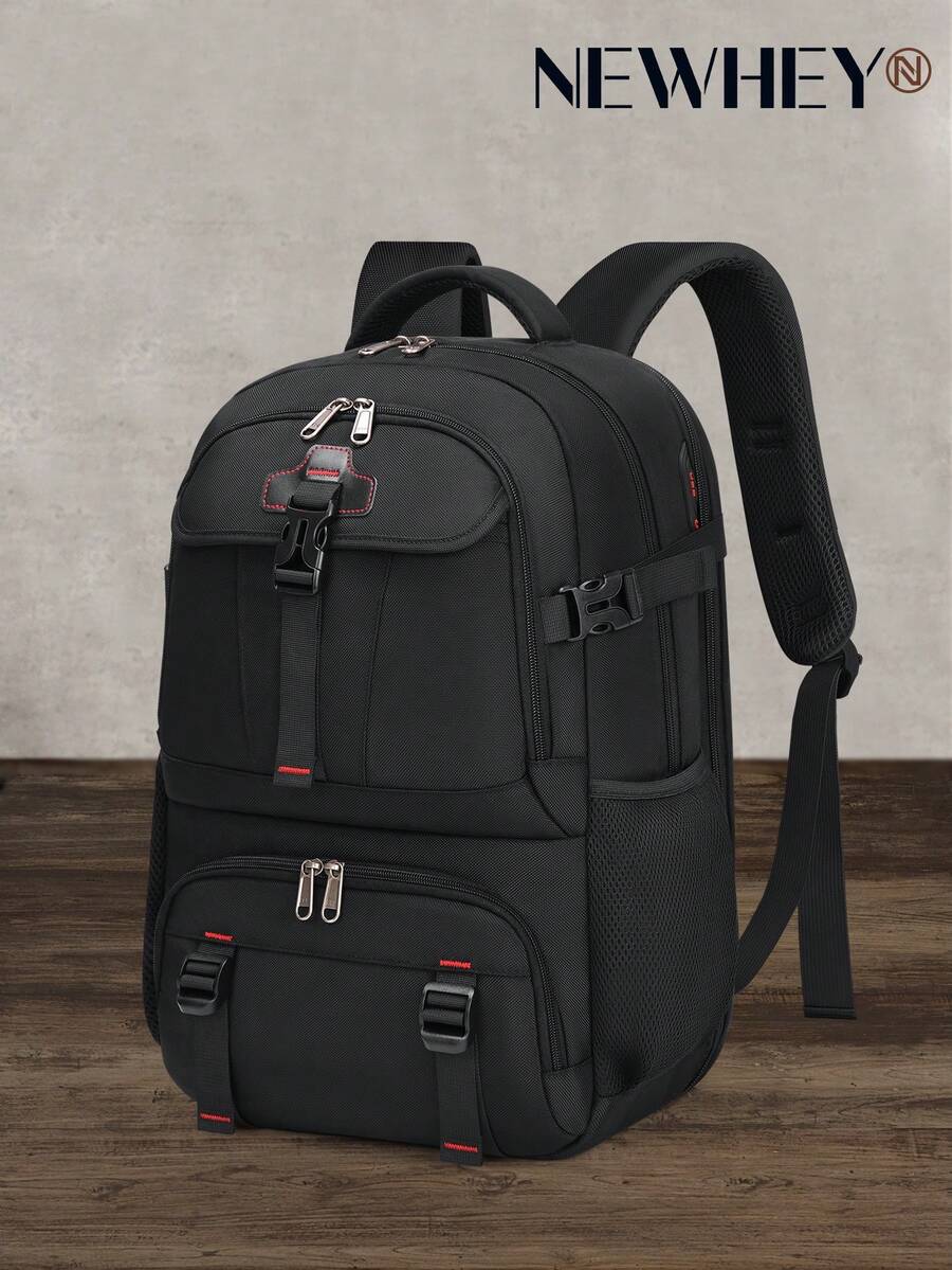 NEWHEY 17.3 Inch Laptop Backpack With USB Charging Port, Waterproof, For Work, Travel, Business, Students