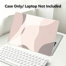 1件式 Macbook 相容保護殼，不對稱圖形 UV 印刷圖案，筆電保護套，極簡輕量耐用，相容 Macbook Air Pro 13.3 13.6 14.2 15.3 16.2 吋，適用於 13 吋 Neo 筆電保護殼 A3404 型號/ D14, D16 - 查看 7