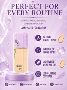 Maybelline 美寶琳長效透明底妝 #W10，正裝 35ml/試用裝 10ml，輕盈持久、抗汗、霧面妝感、有效遮瑕，適合中性自然膚色 - 美寶蓮持妝輕透粉底液W10 - 查看 11