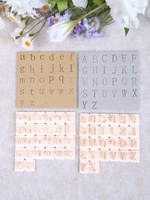 Uppercase Lowercase Letters Clay Cutters Molds Set, 26Pcs Multi-Piece Clay Cutter For Jewelry Making, High-Precision Crafting Kit For Pendants - Letter - View 1