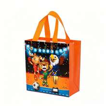 FIFA FIFA 2026 USA Canada Mexico World Cup Mascot Waterproof Non-Woven Tote Bag, Sports Fan Gift Bag, 4 Theme Color Options Party Favor Bag, Football Merchandise Storage Packaging Bag, Game Watching Souvenir Gift Wrap Bag - Multicolor - View 16