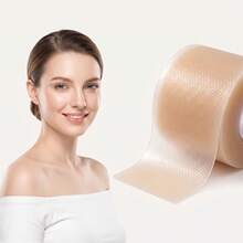 1 pièce Rouleau de bande de silicone de qualité médicale, feuille de silicone réutilisable de la couleur de la peau pour les cicatrices chirurgicales, la césarienne, l'acné, les chéloïdes, les vergetures, patch de retrait de cicatrice adhésif doux et imperméable, bandes de traitement de cicatrice longue durée - Multicolore - Voir 4