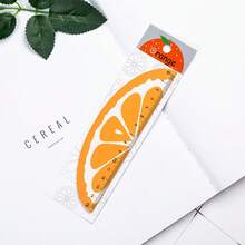 Creative Fruit Shaped Ruler, Teaching Reward, Birthday Decoration, Student Stationery, Creative Gift, Back To School Gift - Fruit - View 6