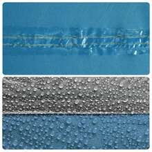 Blue Polyester Tent 190x140x105cm Camping Tent Sleeping Cabin Water Resistant Fabric Ventilation Window Hiking Travel Festival Backpacking Picnic Nature Forest Outdoor Night Holiday Adventure Weekend Trip - C - View 10