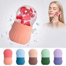 Face And Eye Ice Roller, Ice Surface Roller, Ice Roller Skin Care Tool, Women's Gift, Cute Silicone Ice Mold Accessory In Collegiate Style - A - View 11