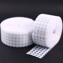200/400 Pairs Self Adhesive Fastener Tape Dots 12mm Disc Adhesive Strong Glue Magic Sticker Round Fastener Hook And Loop Tape - Round - View 7