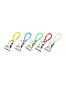 5/10pcs Multi-Color Metal Kitchen Hanging Hooks, Suitable For Kitchen, Cabinet And Bathroom (5 Colors) - Multicolor - View 11