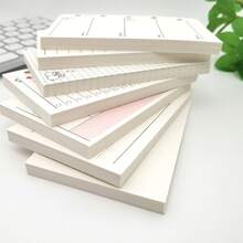 1pc 5-Hole M5 A8 Loose-Leaf Paper/Notebook Refill, 50 Sheets/Pack, Suitable For Notebook Recording, Travel Notebook, Blank Grid To-Do List Notebook Pages, Planner Refill, Ideal Gift For Back To School Season - one-size - View 8