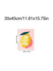 1pc Kisses For The Dishes,Croissant, Egg Dining Decor,Bon Appetit Art,Lemons Art, Quotes Art,Ideal Gift,Suitable For Bedroom,Living Room,Kitchen,Wall Arts,Wall Decor,Home Decor,Room Decor,Canvas Wall Art,Posters, Wall Art With Frame,Optional Frame ﻿ - 1PCS - View 22