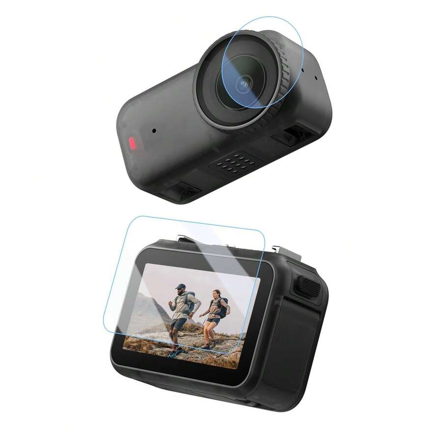 Tempered Glass Screen Protector With Lens Hydrogel Film (Transparent) For Osmo Nano PULUZ - View 1