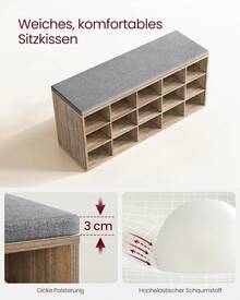 Scarpiere - Marrone turchese + grigio tortora - Visualizzare 8