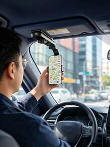 Soporte para teléfono multicolor y multifunción, soporte para teléfono en el espejo retrovisor del coche, soporte para teléfono en el reposacabezas del coche, soporte universal para teléfono en la cocina y el escritorio, soporte giratorio multifunción nuevo - A - Ver 4