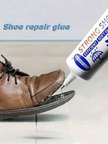 Quick-Dry Shoe Sole Repair Glue | Universal Leather & Fabric Adhesive | Skin-Friendly, Waterproof, Non-Hardening | Repair Cracked Shoe Soles, Multi-Purpose Adhesive (60ml) - Transparent - View 1