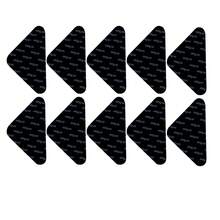 4/8/12/16pcs Carpet Anti-Slip Sticker Double-Sided Reusable Traceless Rug Post Pad Pu Washable Grip Tape - Black - View 9