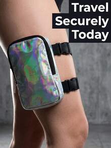 Versatile Thigh Bag Rainbow Ankle Bag For Men And Women Leg Bag With Adjustable Straps Zipper For For Travel Back To School Home Decor Summer Fall Exerise Workout Indoor Outdoor Birthday Gift Party Favor Essential Accessory - Multicolor - View 9