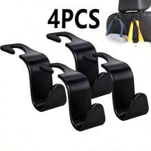 1pc/2pcs/4pcs Car Rear Seat Headrest Hooks, Suitable For Wallet, Shopping Bag, Handbag, Hat, Etc. - Multicolor - View 13