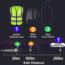 Reflective Safety Vest With Pockets And High Visibility, Suitable For Traffic, Nighttime Construction, Outdoor Running, Cycling, And Sports. - Lime Green - View 7