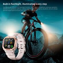 LOKMAT OCEAN GT Smartwatch, 1.75-Inch Screen, Bluetooth Calling, Push Notifications, Heart Rate, Sleep, Blood Oxygen, Health Monitoring, IP68 Waterproof, Sedentary Reminder, Remote Photo Taking, Music Control, Outdoor Compass Sports Watch - View 8