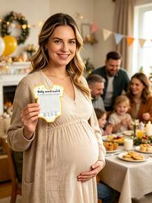 20/10pcs/Set Baby Shower Game Cards - Baby Themed Word Search Game Cards; Fun Baby Shower Game Supplies And Activities; Baby Shower And Gender Reveal Party Supplies; Gender Reveal Games For Guests To Participate; Tabletop Games; Modern Design Style - Multicolor - View 6