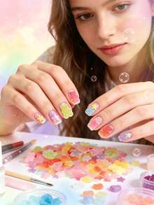 20/50/100 buah Permen Lunak Berwarna-warni Berbentuk Hati, Dekorasi Plastik DIY Cocok untuk Casing Ponsel, Jepit Rambut, Kerajinan Resin, Berbagai Aksesoris Bertema Cinta - Permen Gummy Buatan Sendiri - View 9