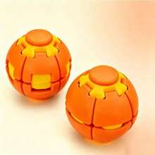 開學季 Gear Cube 紓壓球，可旋轉手指陀螺拼圖玩具，減壓益智腦力訓練教具，適合男孩女孩，可作為教室獎勵或便攜背包配件 - 彩色 - 查看 9
