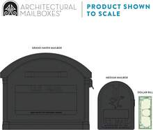 Extra Large Black Plastic Mailbox And Post Kit Durable Weather Resistant Outdoor Mailbox System - A - View 7