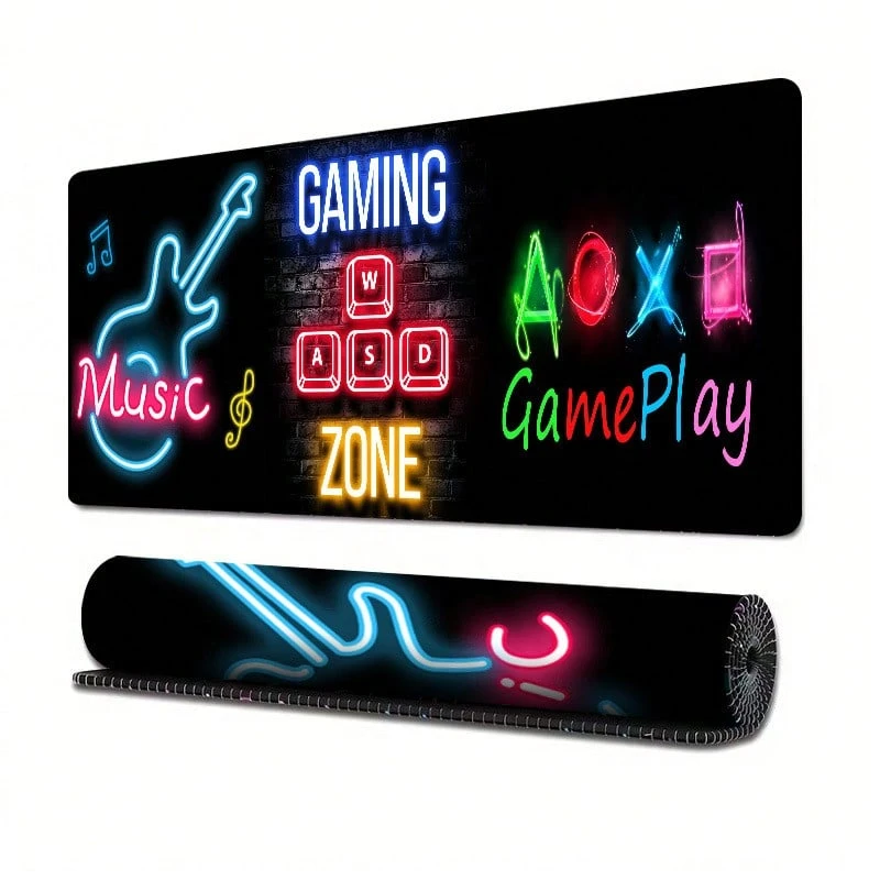 Qetupa 600*300*3MM Large Size Electronic Music Style Gaming Mouse Pad - View 1