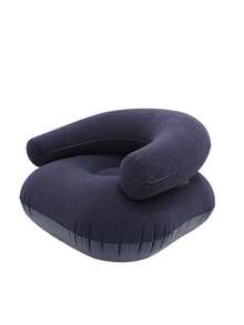 1/4pcs Portable Inflatable Single Person U-Shaped Sofa With Armrests And Backrest, Flocked PVC Material, Lightweight, All-Season Leisure Style, Unisex Adult Model, Suitable For Indoor, Garden, Beach, Camping, Picnic - Multiple Styles - View 17