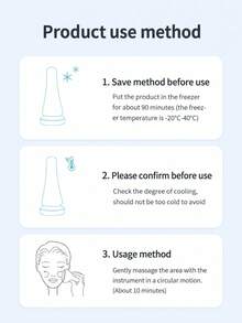Home Use Cold Compress Beauty Ice Skin Device, Soothing Facial Care After Refrigeration, Assists Skincare Product Absorption, Relieves Redness And Discomfort, Home Facial Care Tool - Multicolor - View 4