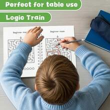 Maze Puzzle Activity Book, Helps You Calm Your Mind, Fun Pathfinding Challenges Keep You Focused And Engaged, Perfect For Relaxing Your Mind And Body, Cultivating Regular Habits And Steadily Improving Skills Back To School - Maze Book - View 7